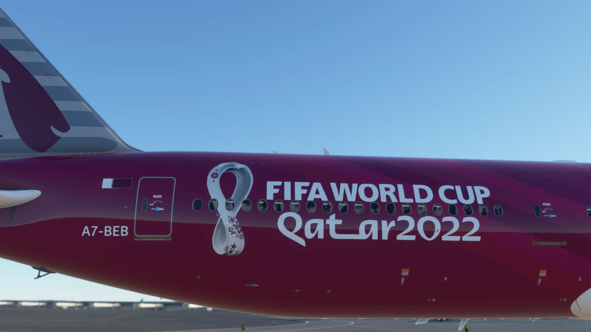 Captainsim B777-300ER Qatar World Cup 2022 - Image 1
