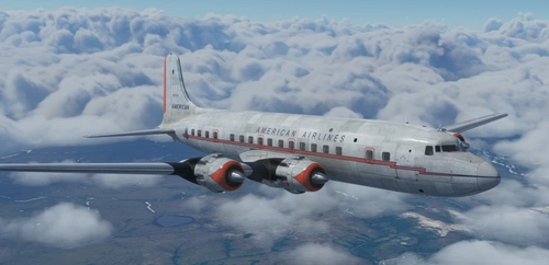 PMDG DC-6B American Airlines passenger (N90723 | 1958)