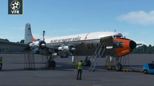 PMDG DC-6A USAF Military Air Transport Service 51-17642 (sn 07642) thumbnail 3