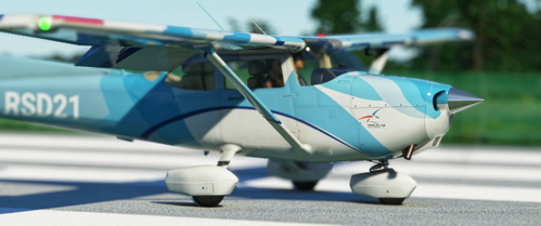 Cessna 172 (Classic) - Rafale Solo Display 2021 - fictional