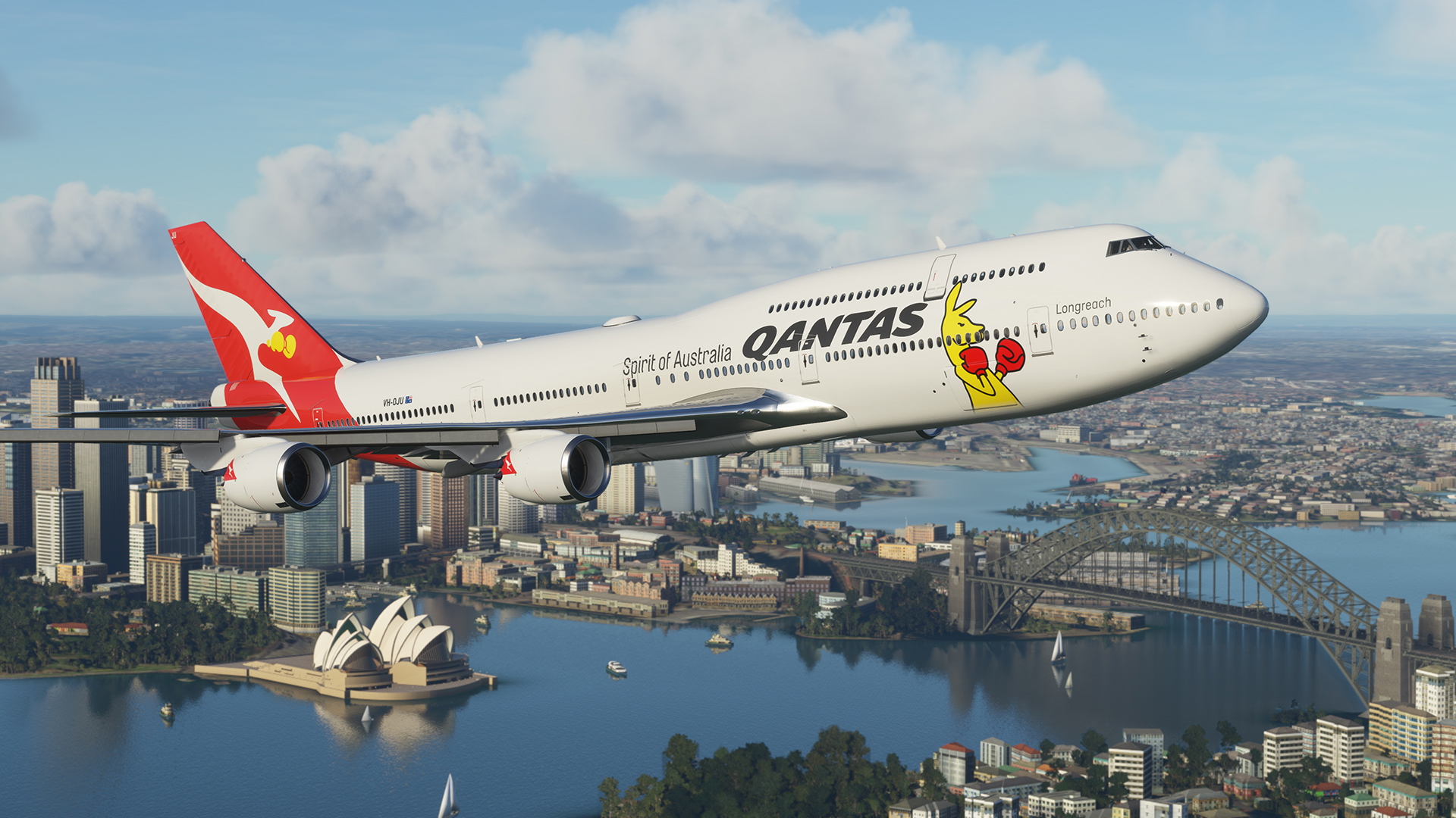 Qantas 2007 Boxing Kangaroo VH-OJU Ultra - Image 1