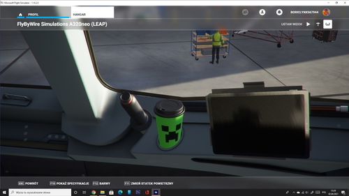 Minecraft Creeper A32NX Cup 