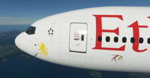  Ethiopian Airlines "current livery / 70 years livery" CaptainSim 777-300ER thumbnail 6
