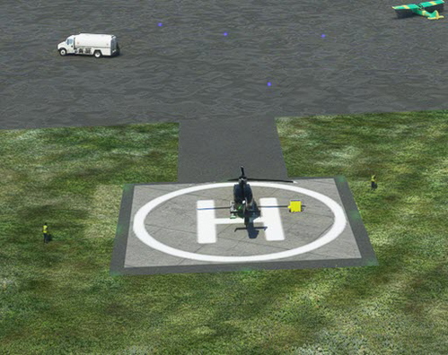 KPTN-Harry P Williams Airport Louisiana with Helipad