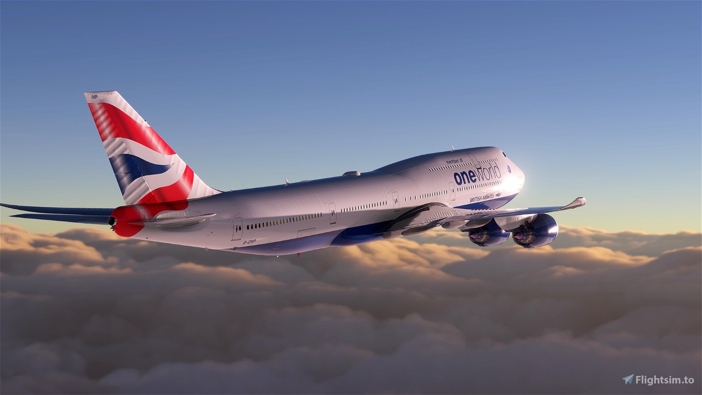British Airways One World G-CIVP Ultra for Microsoft Flight Simulator ...