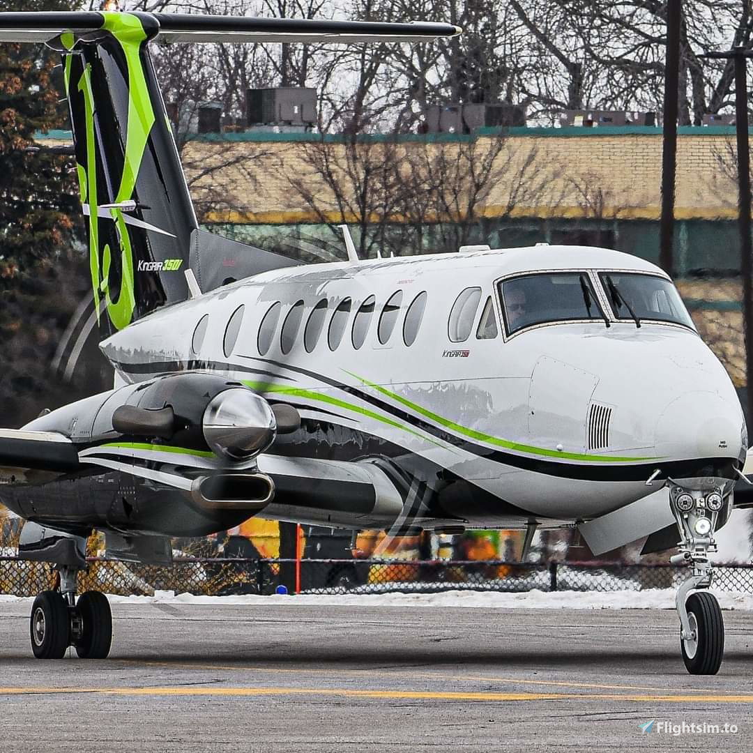 Beechcraft King Air 350i House Green - Image 1