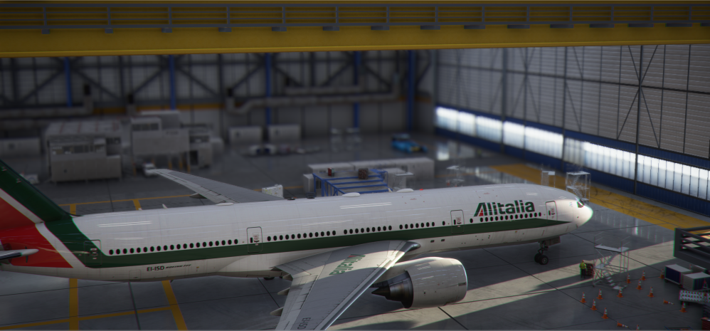 航空機・ヘリコプター Alitalia BOEING777-200 Alitalia Boeing 777-200ER for FSX