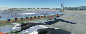 PMDG DC-6B American Airlines passenger - Polished Aluminium (N90723 | 1958) thumbnail 3