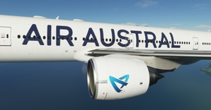 Air Austral (F-OLRD) "Vulcan / Volcan" CaptainSim 777-300ER 8K thumbnail 8