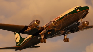 Cathay Pacific Airways DC-6B (VR-HFG) thumbnail 2