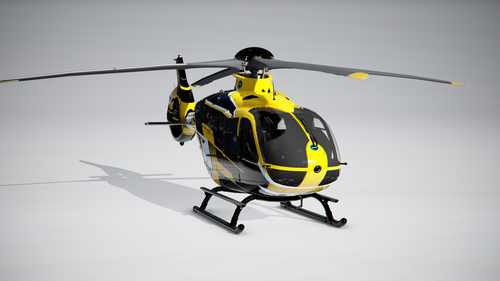HPG Airbus H135 Yellow Black