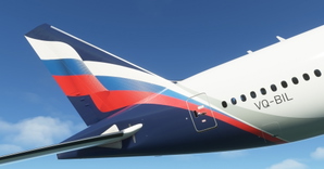 Aeroflot "2019 brand image" (based on A350) CaptainSim 777-300ER thumbnail 7
