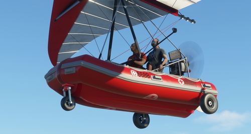 Bluemesh Ultralight Flying Boat Rescue