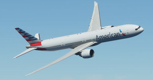 American Airlines "2013 livery" CaptainSim 777-300ER 8K