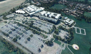 Darent Valley Hospital with Helipad | Dartford, London, UK thumbnail 1