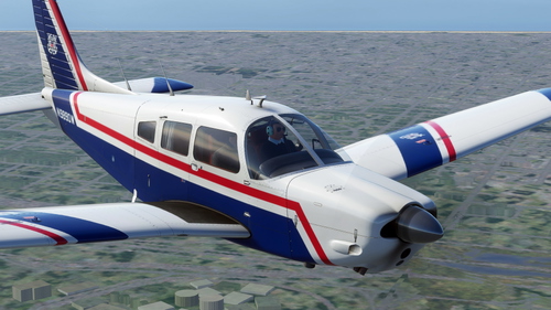 JustFlight PA28R Arrow III - US Coast Guard Auxiliary N9890W