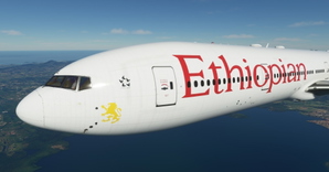  Ethiopian Airlines "current livery / 70 years livery" CaptainSim 777-300ER thumbnail 4
