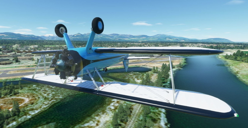 DC Designs Boeing Stearman - The SkyLounge.TV livery