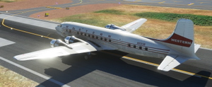 PMDG DC-6B Western Airlines (N93138 | 1958) thumbnail 2