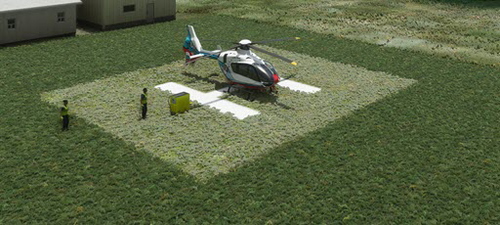 1LA3-Goose Island Airport Louisiana Helipad