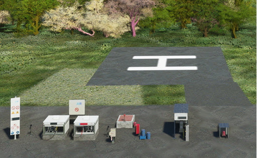 2R7-Franklinton Helipad with Lights Louisiana