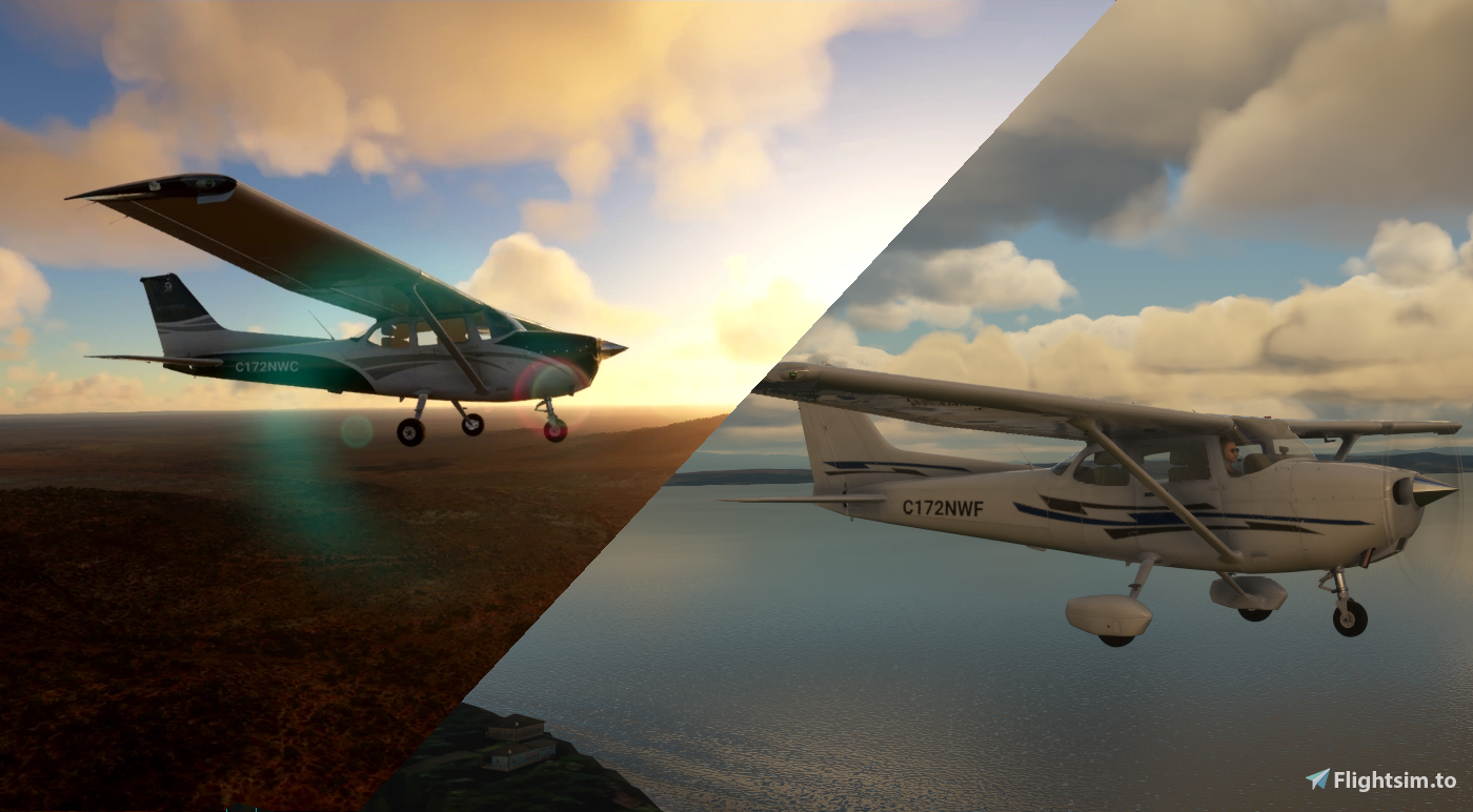Cessna 172 no wheel fairings - Image 1