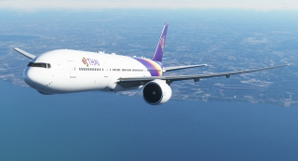 Boeing 777-300ER Thai Airways [4K/8K] (With Interior) thumbnail 4