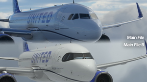 A320 United Airlines 8k ultra (2 versions) thumbnail 4