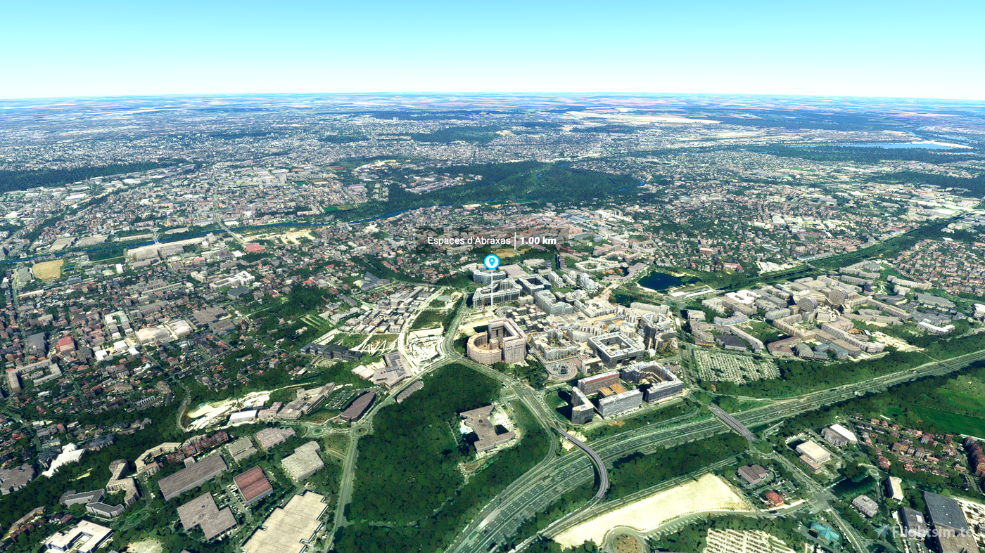 Noisy Le Grand Espaces D Abraxas And Other Landmarks Microsoft Flight Simulator Noisy Le Grand Espaces D Abraxas And Other Landmarks Microsoft Flight Simulator