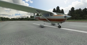 Cessna 172 no wheel fairings thumbnail 5