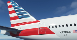 American Airlines "2013 livery" CaptainSim 777-300ER 8K thumbnail 4