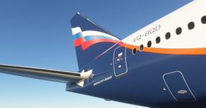 Aeroflot "METAL, GREY and LIGHT GREY" CaptainSim 777-300ER  thumbnail 13