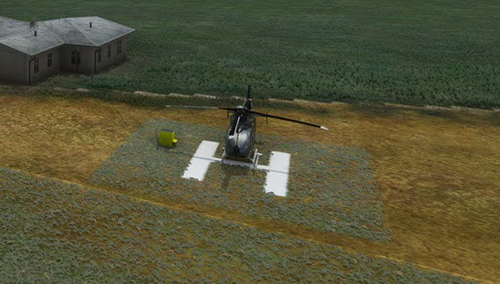 LA61-Kenan Airstrip Airport Helipad Grass