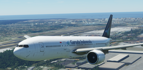 Garuda Indonesia (old livery) CaptainSim 777-200 [8K Fictional]