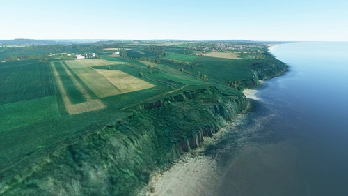 LF6251 Boulogne sur mer (LF22 Le Portel in MSFS) + coastline between Le Touquet and Boulogne