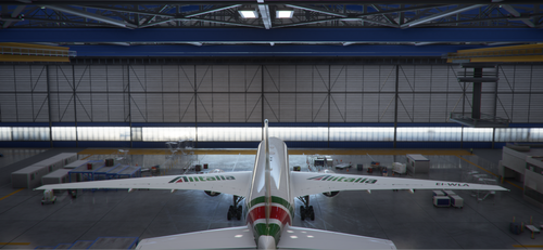 Boeing 777-200 Alitalia EI-WLA 'Roma'