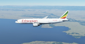 Ethiopian Cargo / Ethiopian Airlines Cargo "ET-APS" "ET-AVN" "ET-AWE" CaptainSim 777-200F thumbnail 1