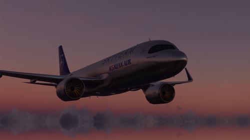 [A32NX] Korean Air Skyteam silver livery 8K