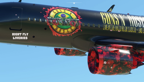 A320NEO AIRLINE GUNS N ROSES