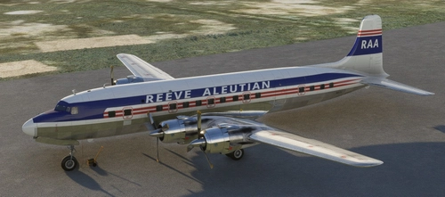 PMDG  DC-6B Reeve Aleutian (N65L | 1963))
