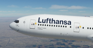 Lufthansa "2019 livery" CaptainSim 777-200 thumbnail 6
