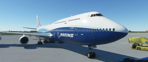 Asobo Boeing 747-8i China Airlines Blue Whale(No Mirroring)