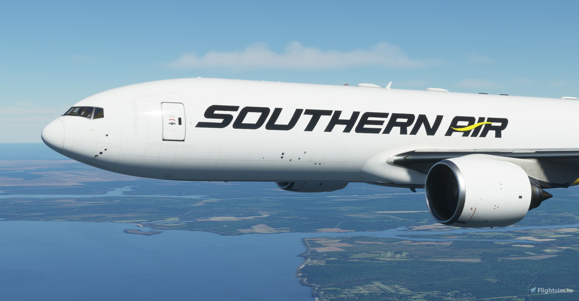 Southern Air / DHL CaptainSim 777-200F for Microsoft Flight