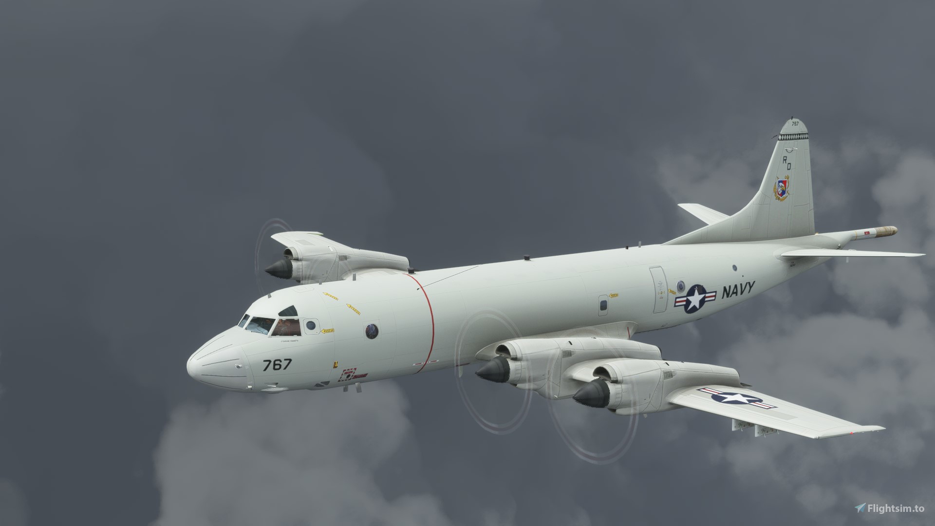 Lockheed P-3C Orion US NAVY for Microsoft Flight Simulator | MSFS