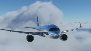 A320 American Airlines chromed edition 8K ultra thumbnail 6