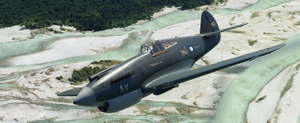 P-40B Tomahawk BigRadials Blue-Grey X168CO thumbnail 2
