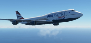 747-8i British Airways / OneWorld - G-CIVC (No Mirroring) - 4K thumbnail 1