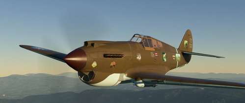 P-40B Tomahawk BigRadials TI-TGO Tortuguero