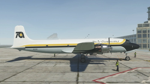 PMDG DC-6A Trans Continental Airlines