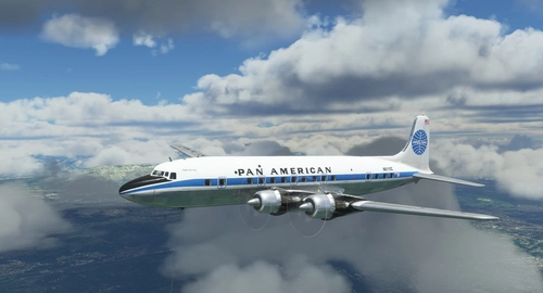 Douglas DC-6 PanAm N6110C Natchez Clipper